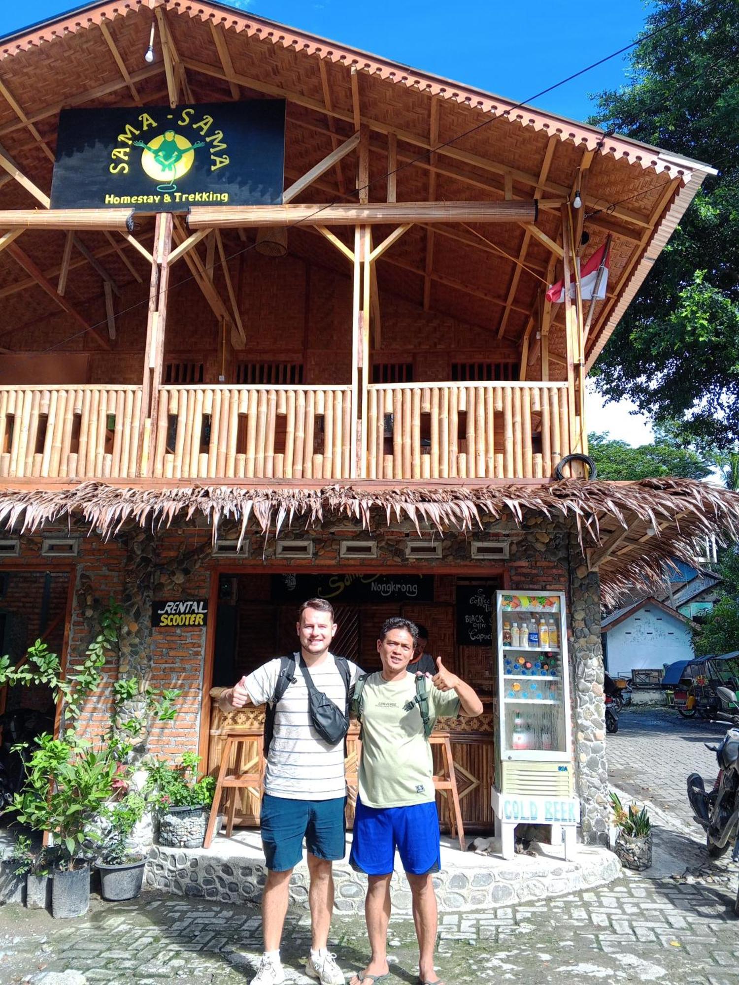 Sama Sama Homestay & Trekking Only Stay Here Book Trekking With Us Bukit Lawang Exterior foto